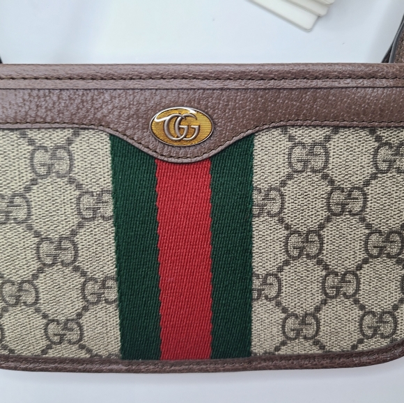 SOLD!!! Gucci Ophidia GG Supreme & Leather Mini Bag - Picture 3 of 12